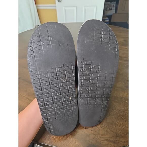 Sanuk Flip Flops Sandls Mens Size 12 Black Beer Cozy Thong Slip On Yoga CL 0810 - Picture 12 of 16